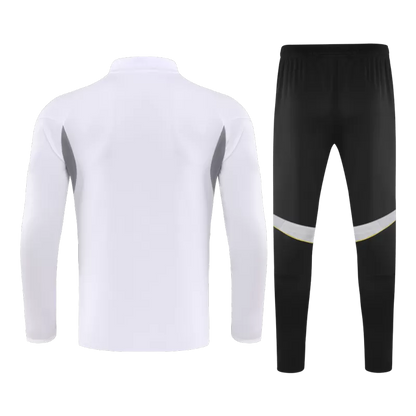 Real Madrid 1/4 Zip Tracksuit Kit (Jacket+Pants) 2025/26 - White