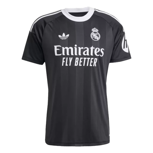 Real Madrid Goalkeeper Soccer Jersey 2025/26 - Black