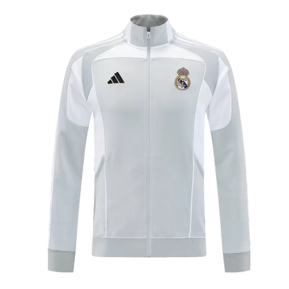 Real Madrid Home Training Jacket 2025/26 - Gray