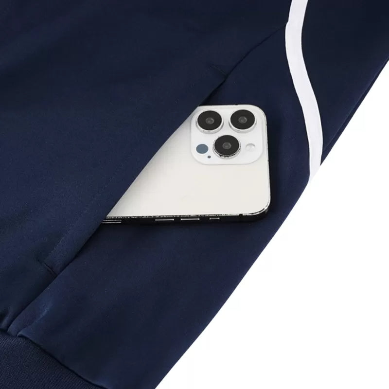 Real Madrid Training Jacket Kit (Jacket+Pants) 2025/26 - Navy & Gray