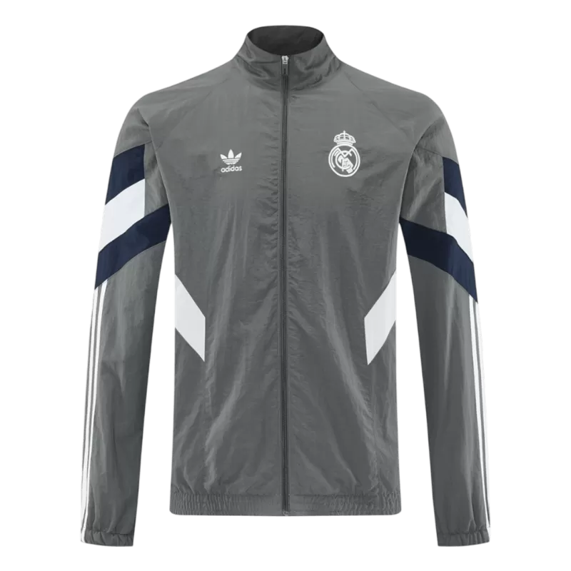 Real Madrid Windbreaker Jacket 2025/26 - Gray