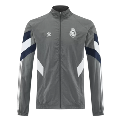 Real Madrid Windbreaker Jacket 2025/26 - Gray