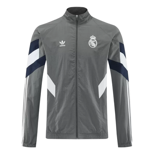 Real Madrid Windbreaker Jacket 2025/26 - Gray