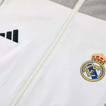 Real Madrid Windbreaker Jacket 2025/26 - White