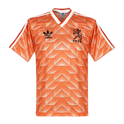 Retro Netherlands Home Soccer Jersey 1988 topsoccerjerseys.com
