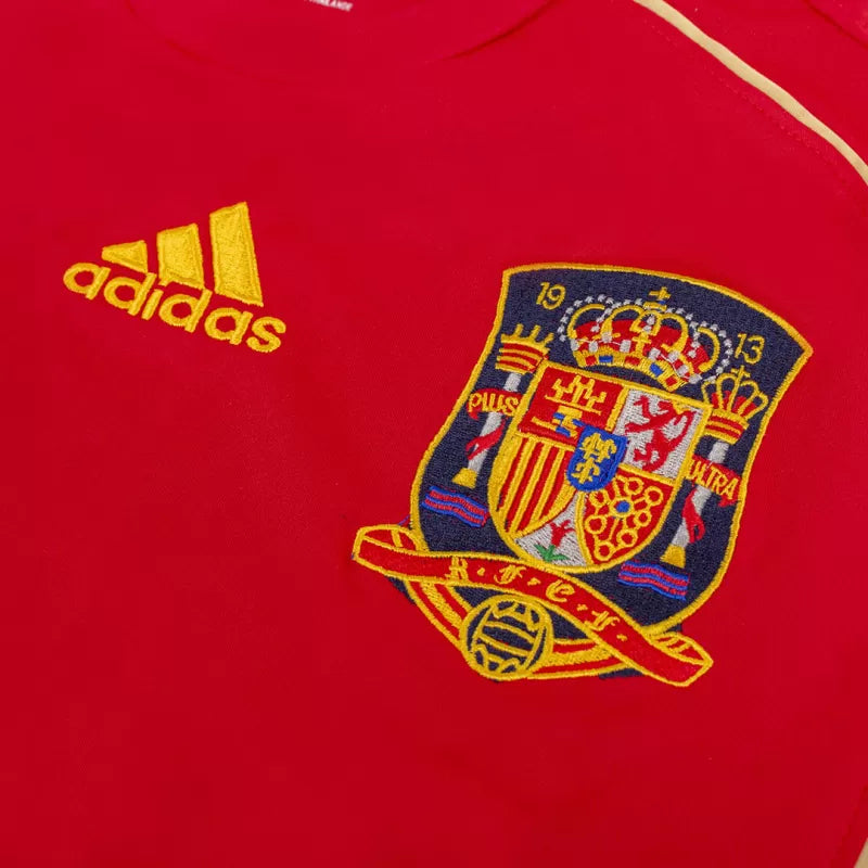 Retro Soccer Jersey Spain Home 2008