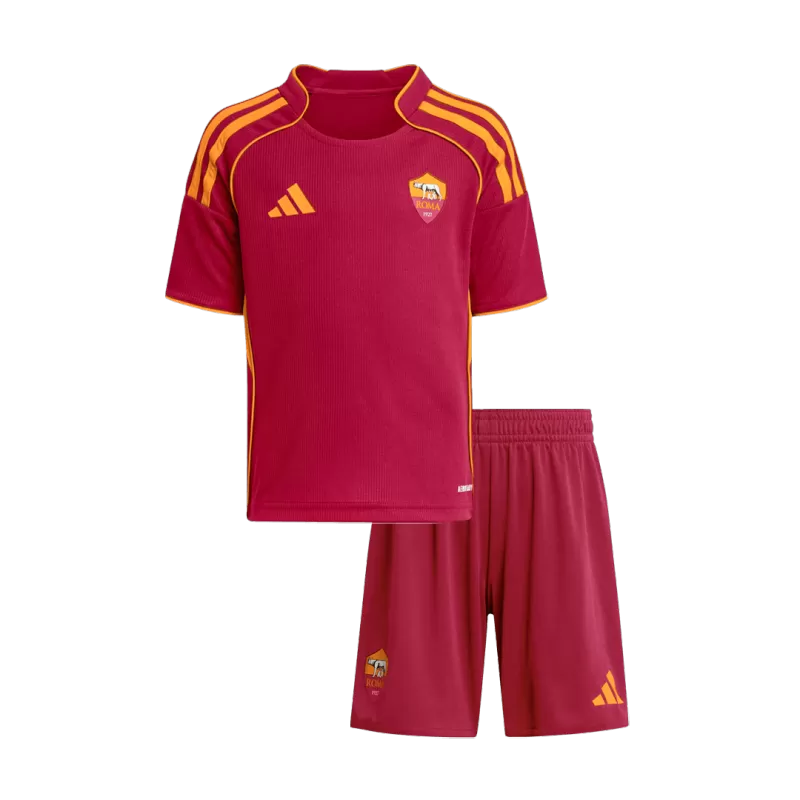 Kid's Roma Home Soccer Jersey Kit(Jersey+Shorts) 2025/26