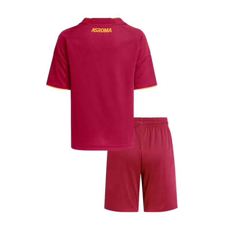 Kid's Roma Home Soccer Jersey Kit(Jersey+Shorts) 2025/26