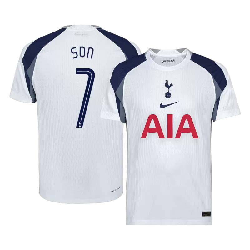SON #7 Player Version Tottenham Hotspur Home Soccer Jersey 2025/26 - UCL
