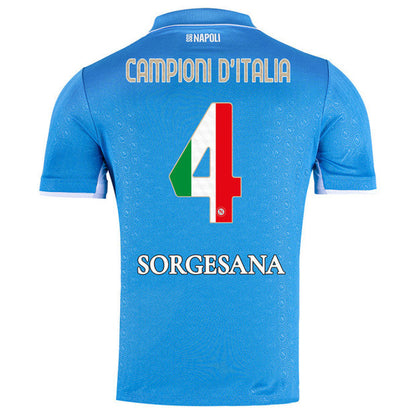 SSC Napoli 2024/25 Campioni d’Italia Home Match Shirt Go Game Wear