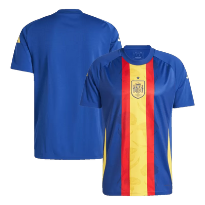Spain Pre-Match Soccer Jersey EURO 2024 - Blue