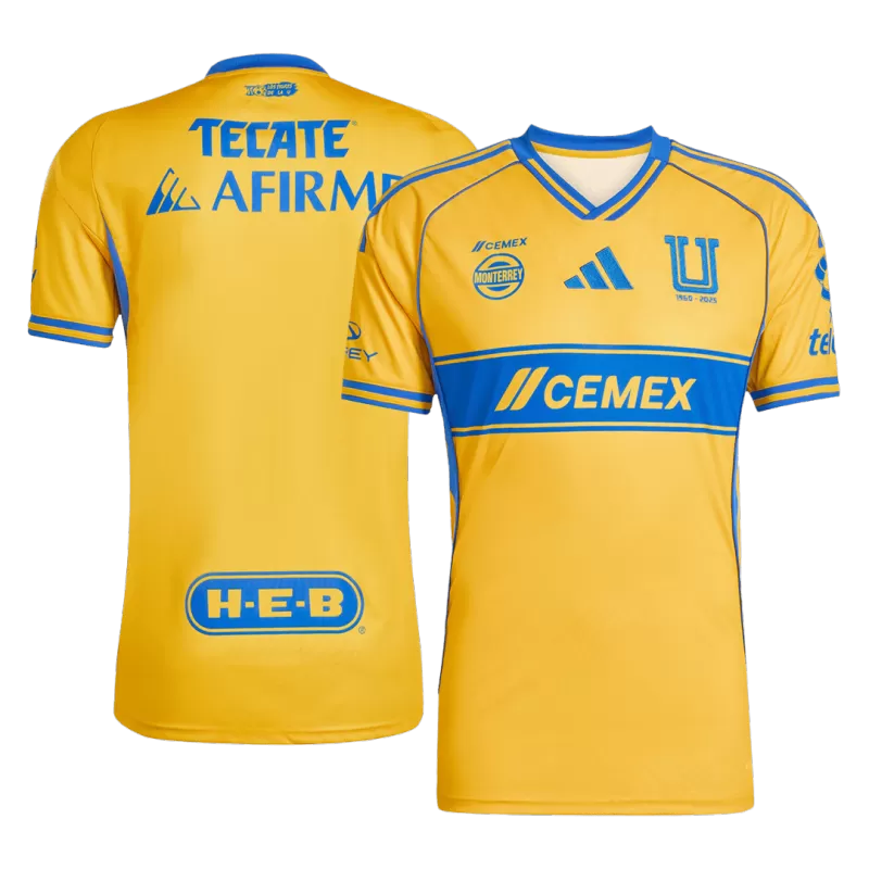 Tigres UANL Home Soccer Jersey 2025/26