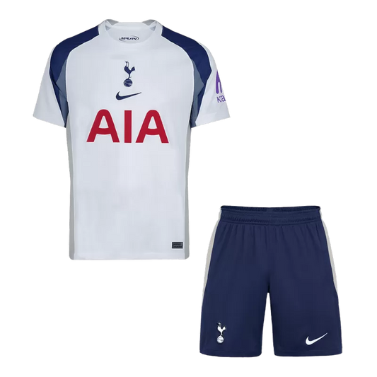 Tottenham Hotspur Kids Home Soccer Jersey 2025/26 (Jersey+Shorts)
