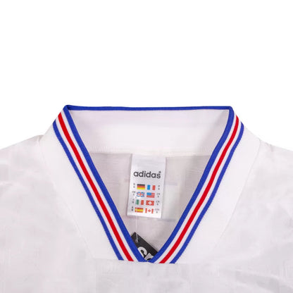 France Away Retro Soccer Jersey 1996