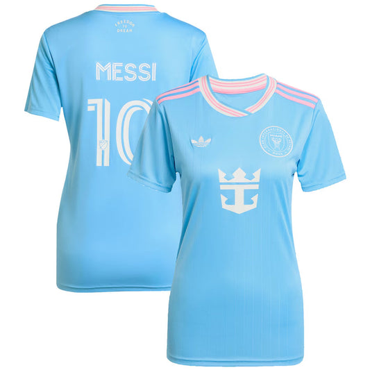 Women's Inter Miami CF Messi #10 Third Away Soccer Jersey 2025 Go Game Wear