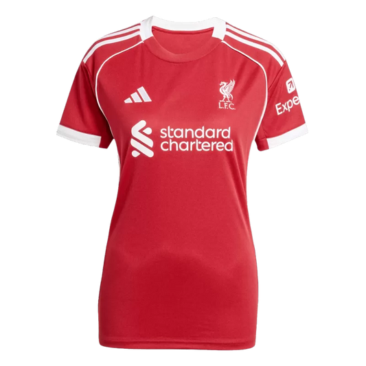 Women's Liverpool Home Soccer Jersey 2025/26