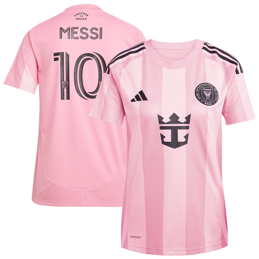 Women's Messi #10 Inter Miami CF Home Soccer Jersey 2025 Go Game Wear