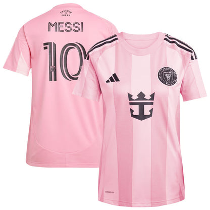 Women's Messi #10 Inter Miami CF Home Soccer Jersey 2025 Go Game Wear