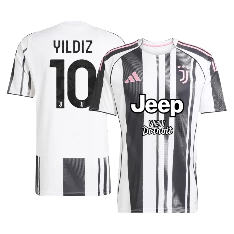 YILDIZ #10 Juventus Home Soccer Jersey 2025/26