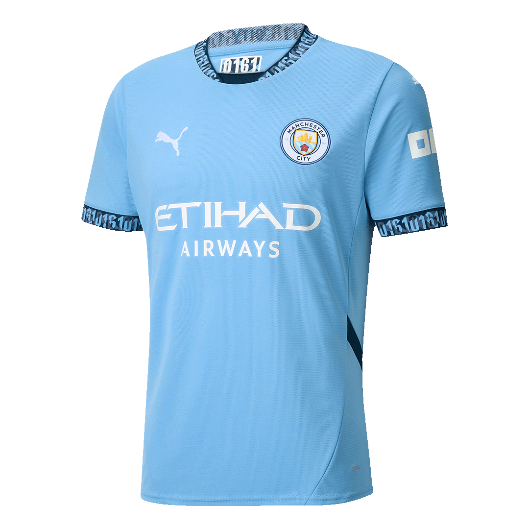 MARMOUSH #7 Manchester City Home  Soccer Jersey 2024/25 Top Soccer Jerseys Store