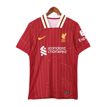 Luis Díaz #7 Liverpool Home  Soccer Jersey 2024/25 Top Soccer Jerseys Store