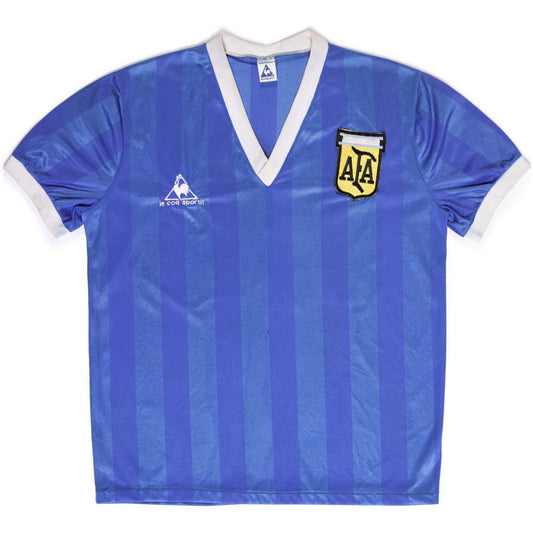 Argentina Away Retro Soccer Jersey 1986