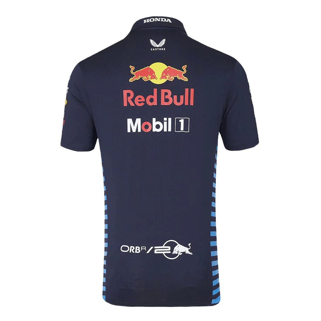 Red Bull F1 Racing Team Polo 2024 - Navy Plus Size(3XL-5XL) Top Soccer Jerseys Store