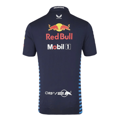 Red Bull F1 Racing Team Polo 2024 - Navy Plus Size(3XL-5XL) Top Soccer Jerseys Store