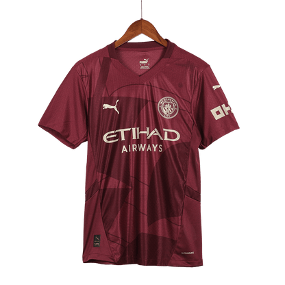 Player Version Manchester City Third Away  Soccer Jersey 2024/25 Top Soccer Jerseys Store