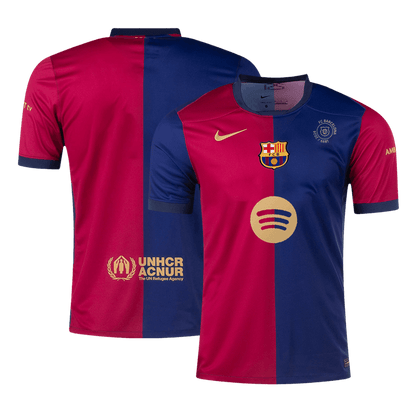 Barcelona Home  Soccer Jersey 2024/25 - 125th Anniversary(Spotify Logo Without Text) Top Soccer Jerseys Store