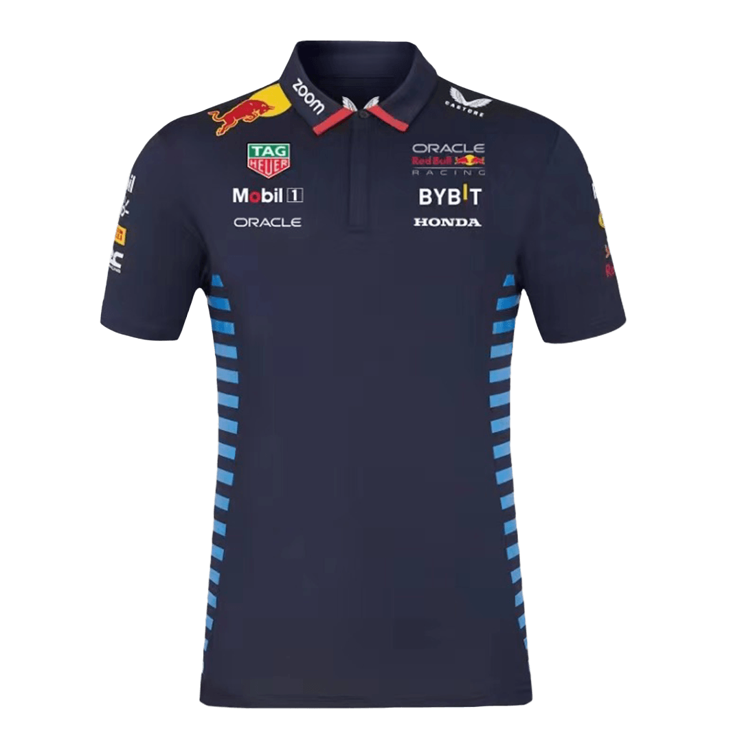Red Bull F1 Racing Team Polo 2024 - Navy Plus Size(3XL-5XL) Top Soccer Jerseys Store