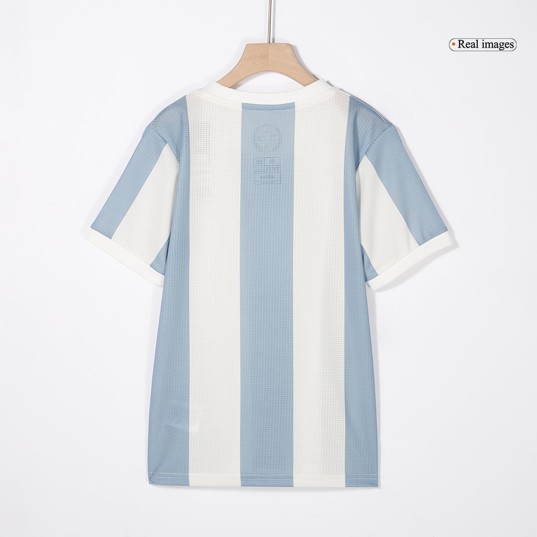 Kid's Argentina  Soccer Jersey Kit(Jersey+Shorts) 2024 - 50th Anniversary Top Soccer Jerseys Store