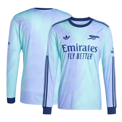 Arsenal Third Away Long Sleeve  Soccer Jersey 2024/25 Top Soccer Jerseys Store