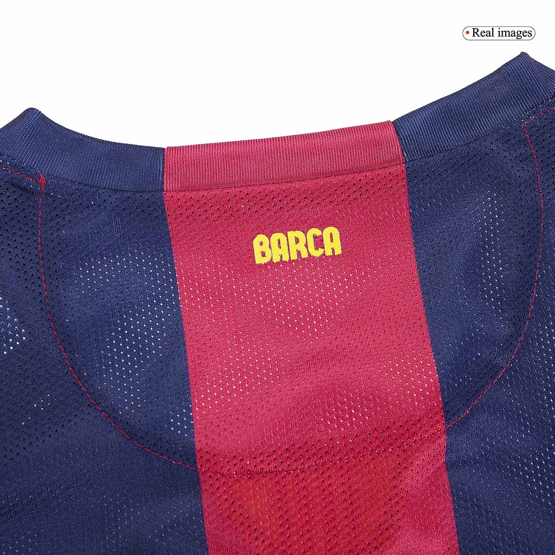 Retro NEYMAR JR #11 2014/15 Barcelona Home Long Sleeve  Soccer Jersey Top Soccer Jerseys Store
