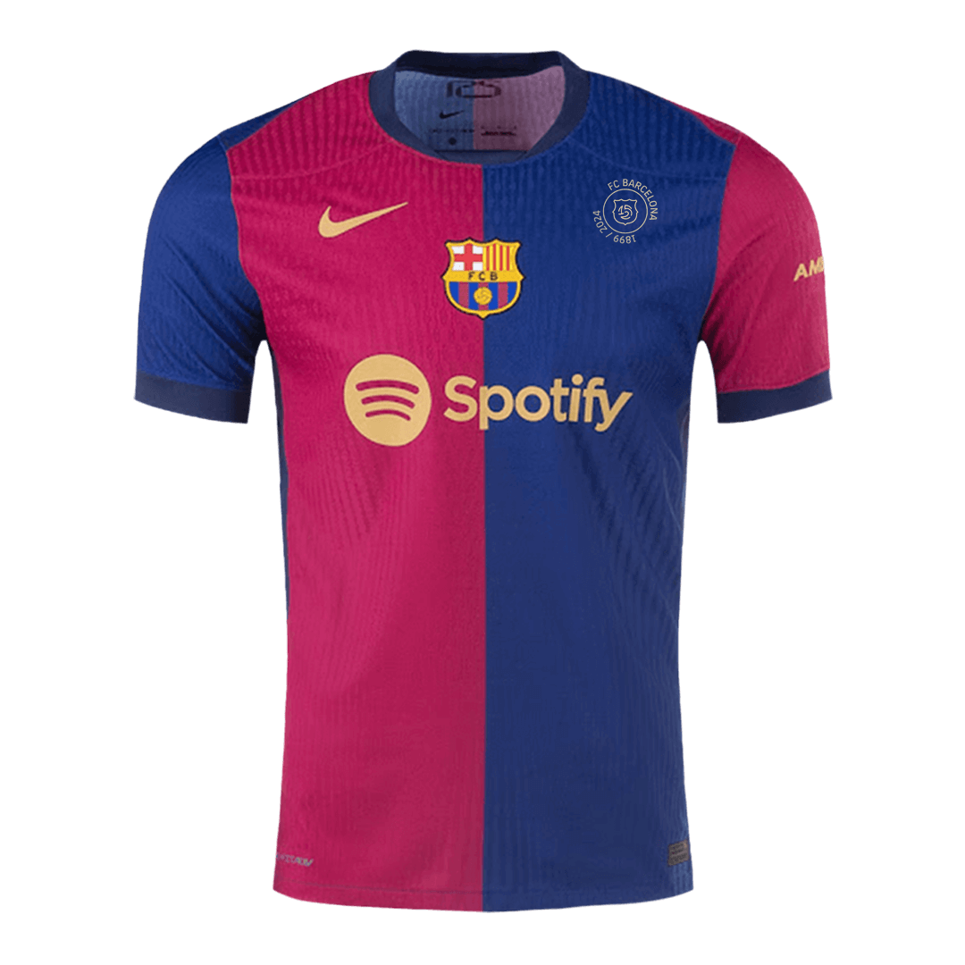 Player Version Barcelona Home  Soccer Jersey 2024/25 - 125th Anniversary Top Soccer Jerseys Store