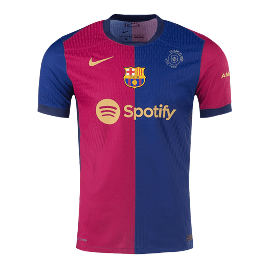 Player Version Barcelona Home  Soccer Jersey 2024/25 - 125th Anniversary Top Soccer Jerseys Store