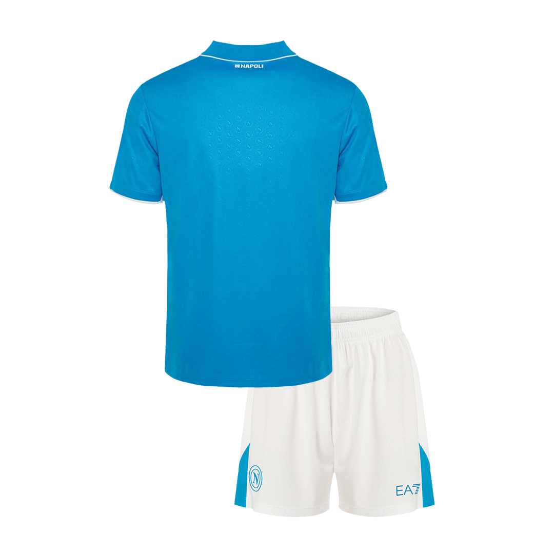 Kid's Napoli Home  Soccer Jersey Kit(Jersey+Shorts) 2024/25 Top Soccer Jerseys Store