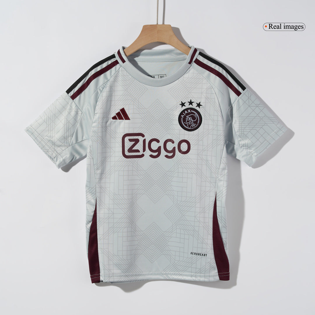 Kid's Ajax Third Away  Soccer Jersey Kit(Jersey+Shorts) 2024/25 Top Soccer Jerseys Store