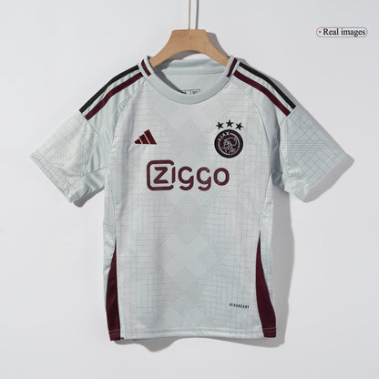 Kid's Ajax Third Away  Soccer Jersey Kit(Jersey+Shorts) 2024/25 Top Soccer Jerseys Store