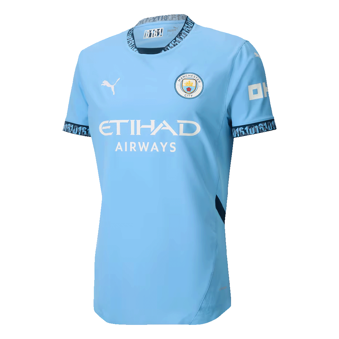 Player Version HAALAND #9 Manchester City Home  Soccer Jersey 2024/25 Top Soccer Jerseys Store