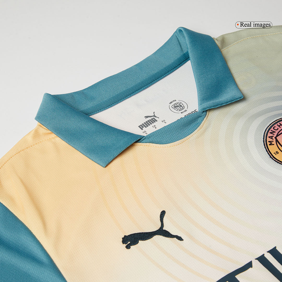 Manchester City Fourth Away  Soccer Jersey Kit(Jersey+Shorts) 2024/25 - Definitely City Top Soccer Jerseys Store
