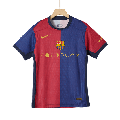 Player Version Barcelona Home  Soccer Jersey 2024/25 - COLDPLAY Top Soccer Jerseys Store