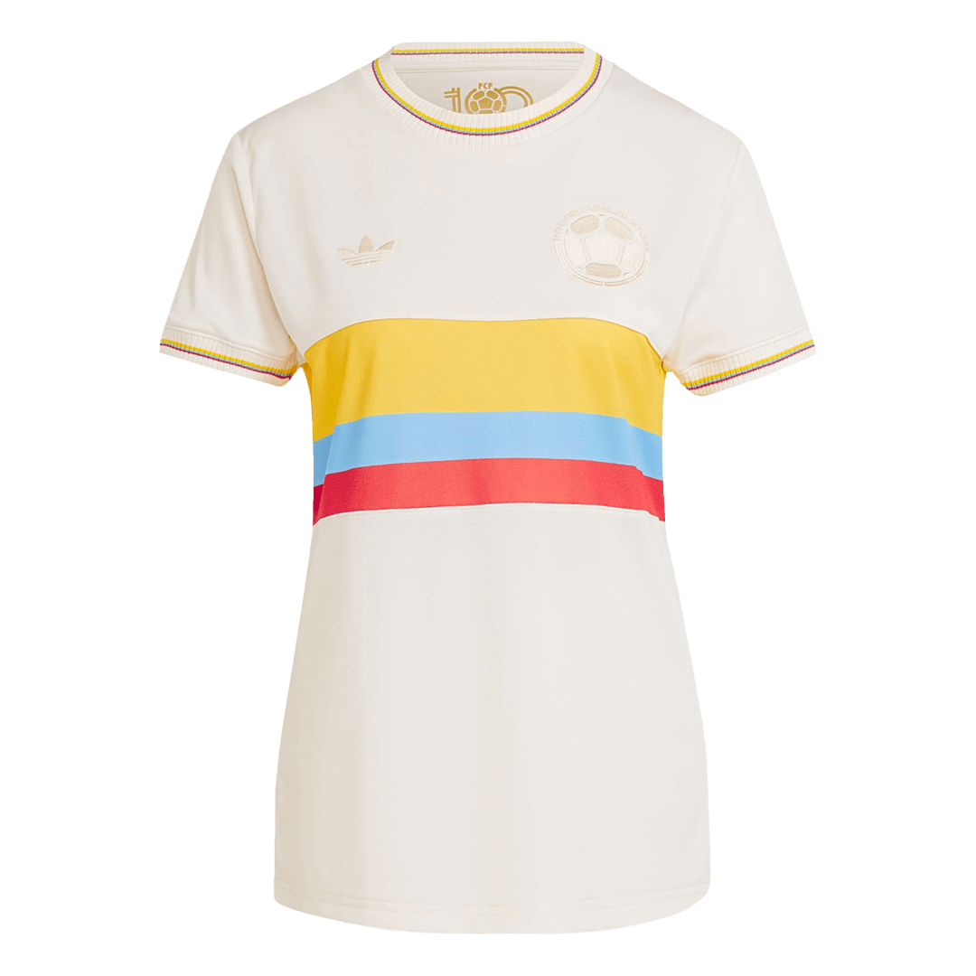 Women's Colombia  Soccer Jersey 2024 - 100th Anniversary Top Soccer Jerseys Store