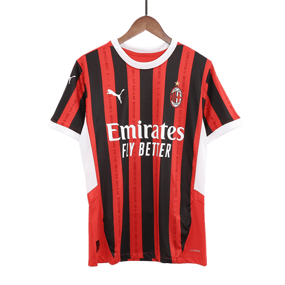 Player Version RAFA LE?O #10 AC Milan Home  Soccer Jersey 2024/25 Top Soccer Jerseys Store