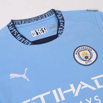 DE BRUYNE #17 Manchester City Home  Soccer Jersey 2024/25 Top Soccer Jerseys Store