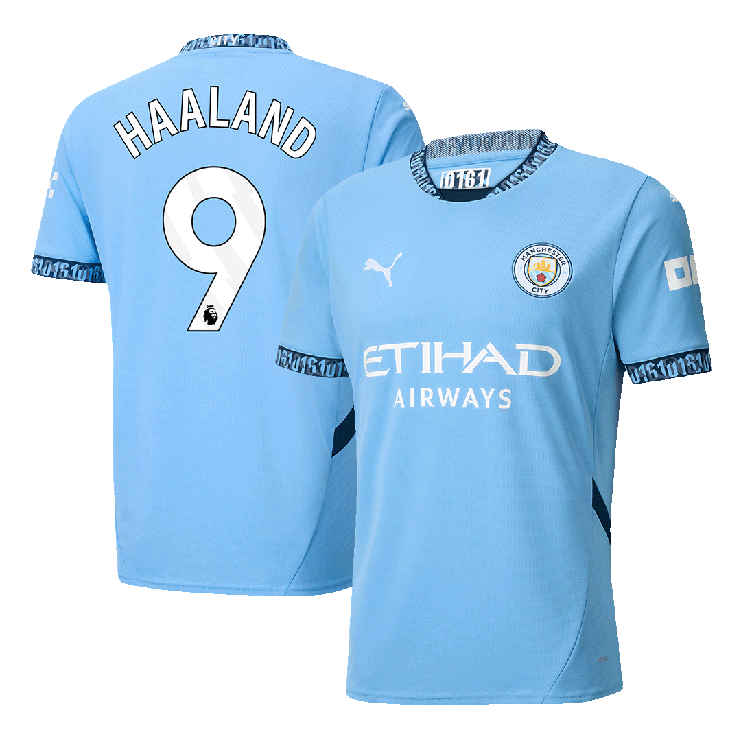 HAALAND #9 Manchester City Home  Soccer Jersey 2024/25 Top Soccer Jerseys Store