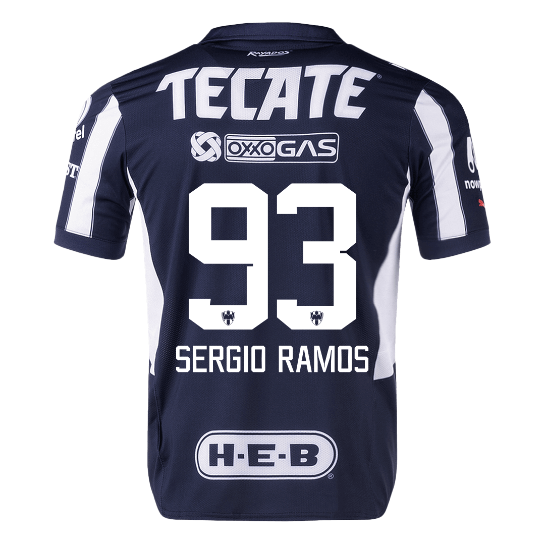 Player Version SERGIO RAMOS #93 Monterrey Home  Soccer Jersey 2024/25 Top Soccer Jerseys Store