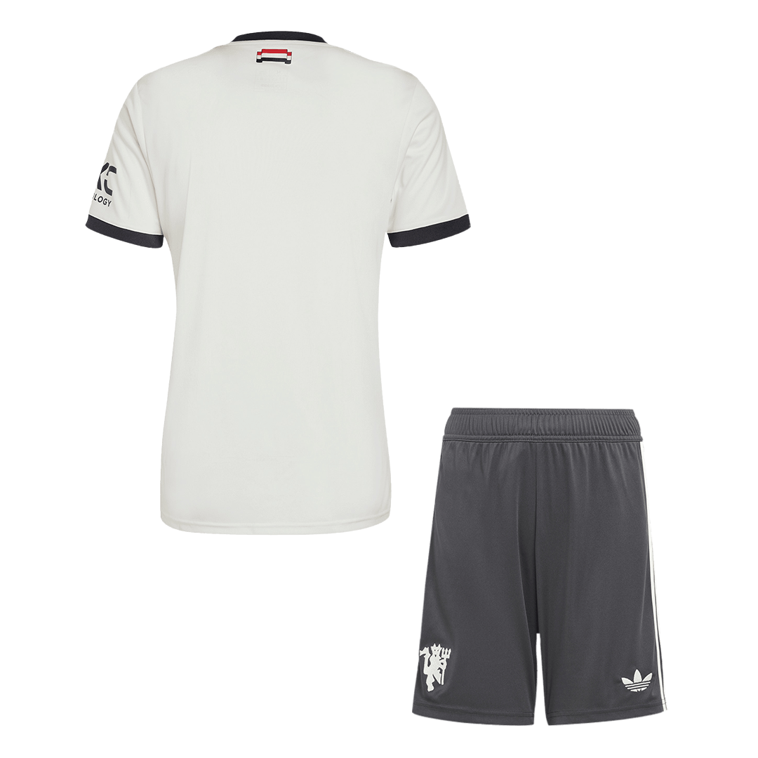 Manchester United Third Away  Soccer Jersey Kit(Jersey+Shorts) 2024/25 Top Soccer Jerseys Store