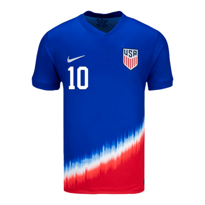 [Super Quality] Men's USA PULISIC #10 Away Soccer Jersey Copa América 2024 Go Game Wear