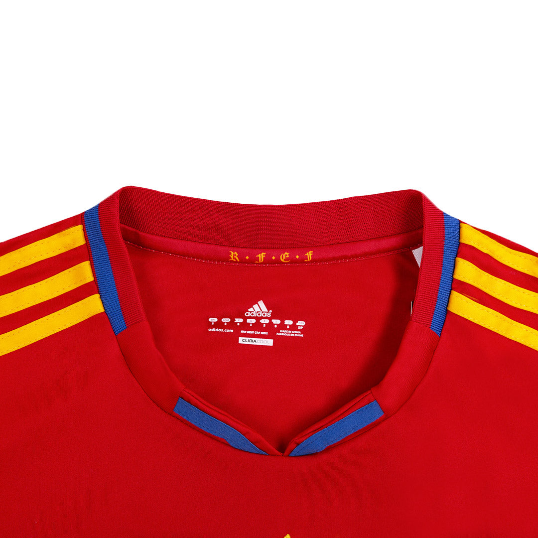 Retro SILVA #21 2010 Spain Home  Soccer Jersey Top Soccer Jerseys Store